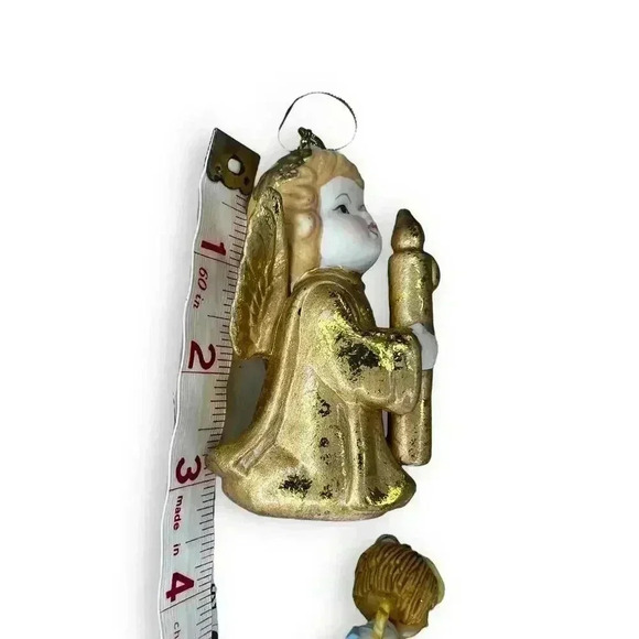 Vintage Christmas Angel Ornaments - Set of 2 Decorative Hanging 1978 Hallmark - Picture 8 of 8